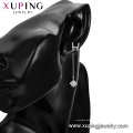 E-722 xuping neues Design zarte Rhodium Farbe synthetische Zirkon Mode Damen Ohrringe